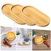 Flower Pot Tray Multi Bamboo Tray Wood Cup Pad Plant Pot Tray for Kitchen Decorative Plate Creative Coaster Coffee Cup Mat