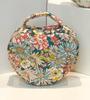 Large Capacity Quilted Cotton Floral Travel Bag