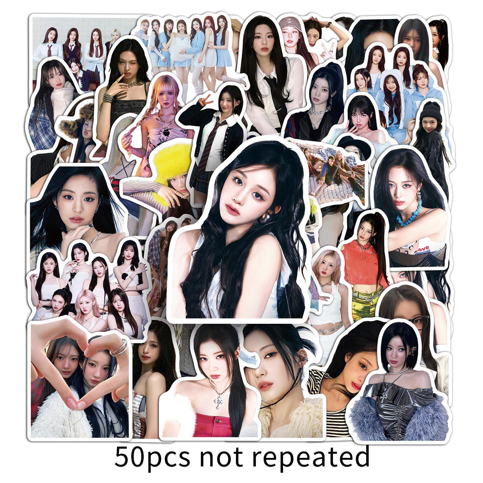 50 BABYMONSTER Graffiti Stickers - Korean Girl Group for DIY Phone/Tablet Decoration