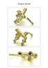 Outdoor Copper Garden Faucet: Dual Outlet, Anti-freeze for Washing Machines