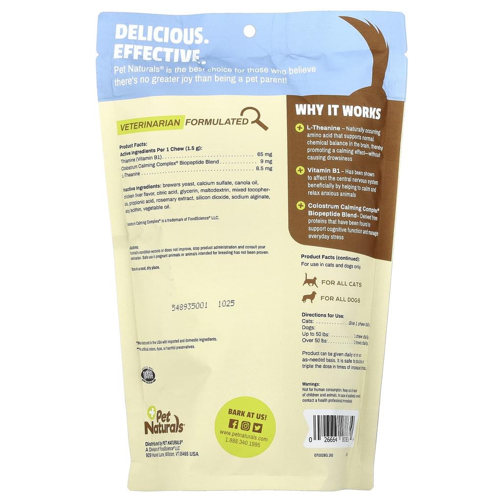 Calming, for Dogs and Cats, 160 Chewable Tablets, 240G(8.46Oz)