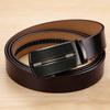 Men's High Quality Cowskin Leather Belt Strap Male Metal Alloy Automatic Buckle Belt for Men Formal Luxury Jeans Waistband Strap
