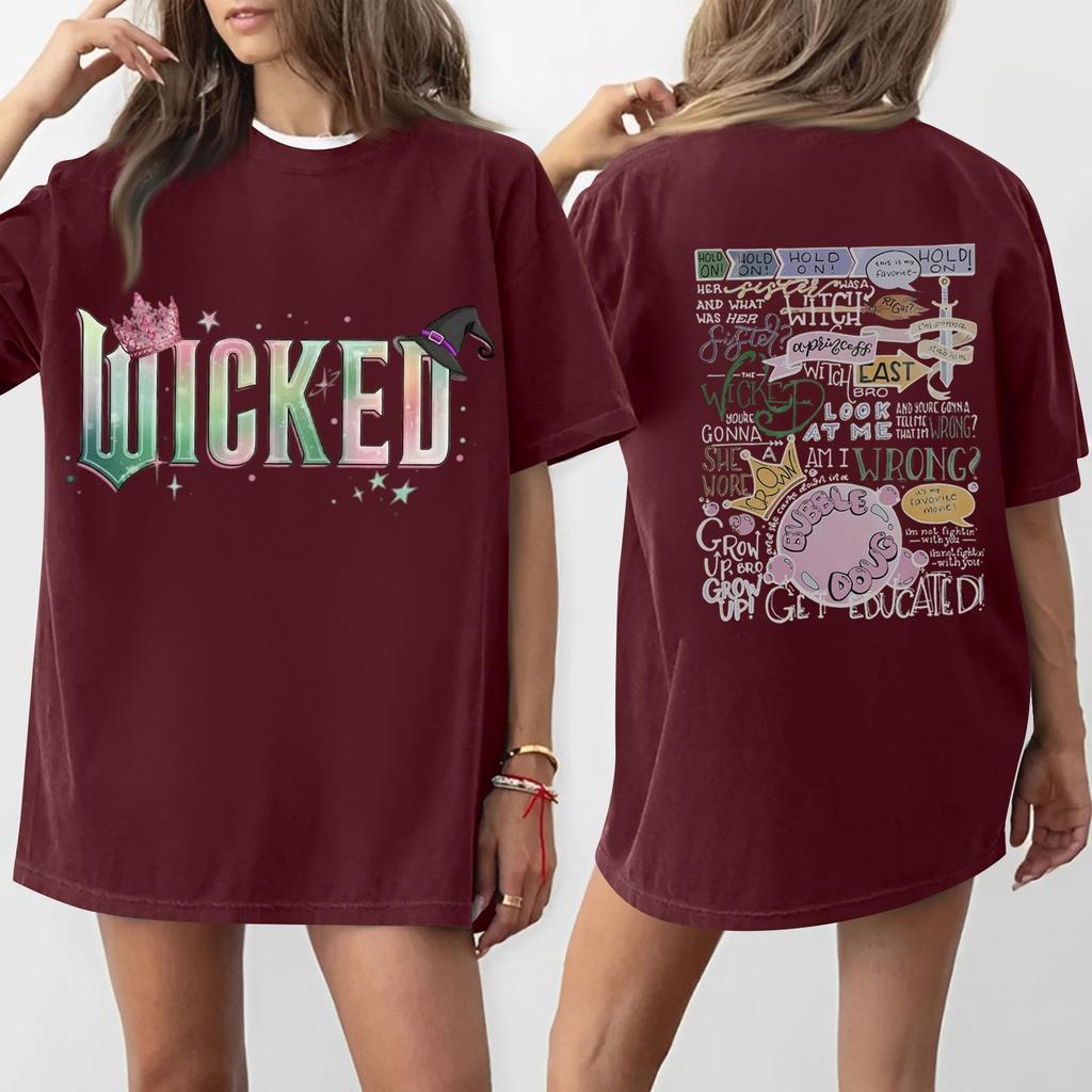 Women's Casual Fashion Round Neck Printed Short Sleeve T-Shirt Top