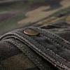 Herren Casual Langarm Camouflage Hemd mit Umlegekragen