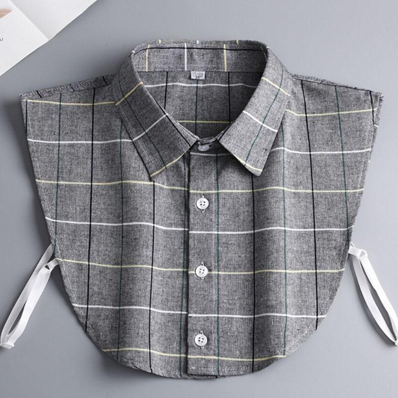 Elegantes Hemd mit falschem Kragen für Herren, offizielles formelles Hemd mit falschem Kragen, Revers, abnehmbarer Hemdkragen, weiße, abnehmbare halbe Hemdkrawatte