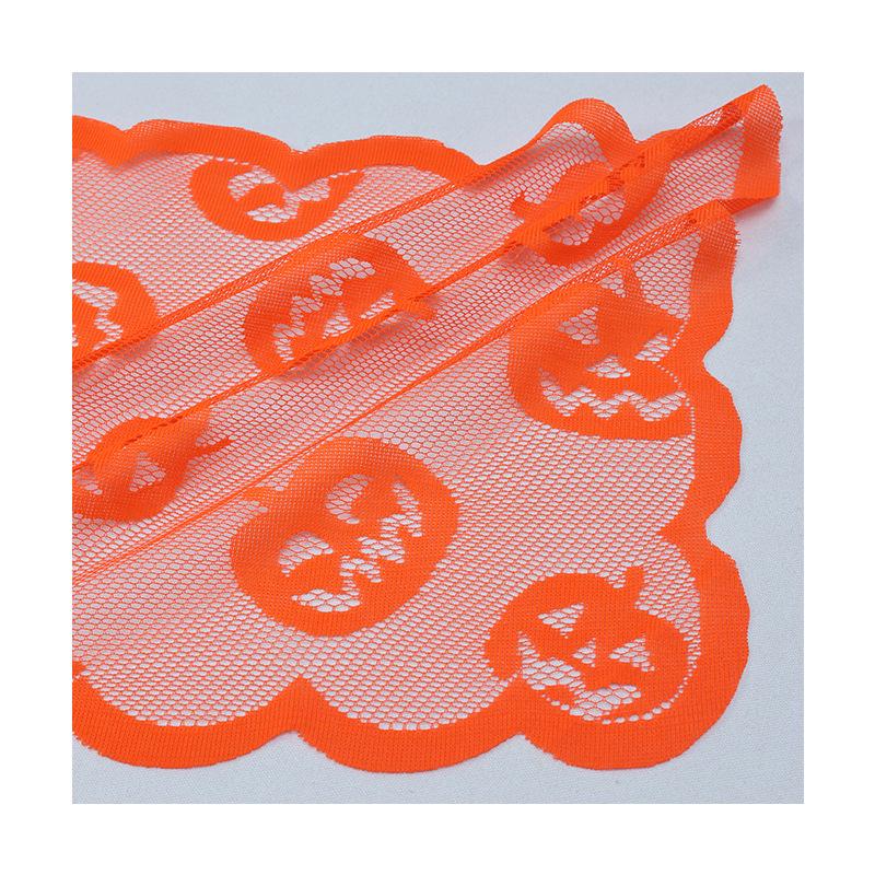 Zestaw: Szalik na kominek Pająk i Obrus Halloweenowy: Dynie, Okrągłe/Kwadratowe Obrusy, Dekoracja Bieżnika na Stół