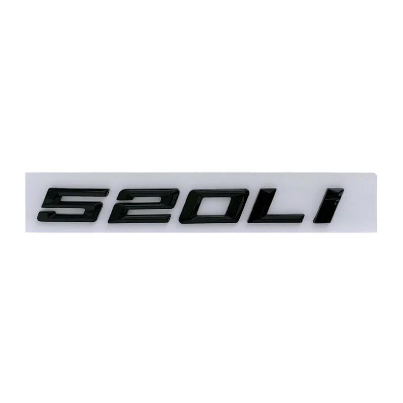 ABS Car Sticker Trunk Emblem Badge Fender Side Decals for BMW 520Li 528Li 530Li 730Li 740Li 750Li Letters Decoration