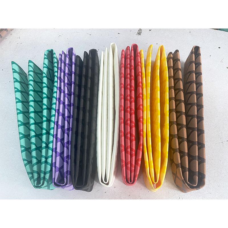 Brown Purple White Anti-Slip Heat Shrink Tube Grip Sleeve for Fishing Rods