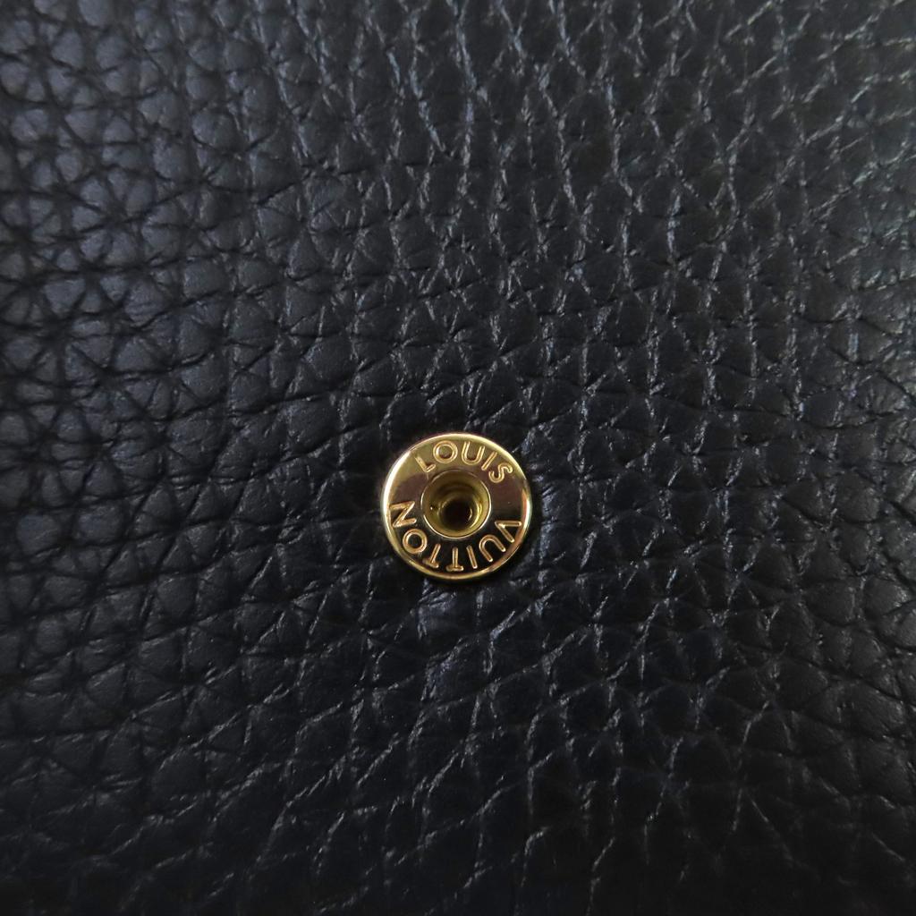Doskonały portfel bifold LOUIS VUITTON Portefeuille Compact Taurillon Clemence Używany