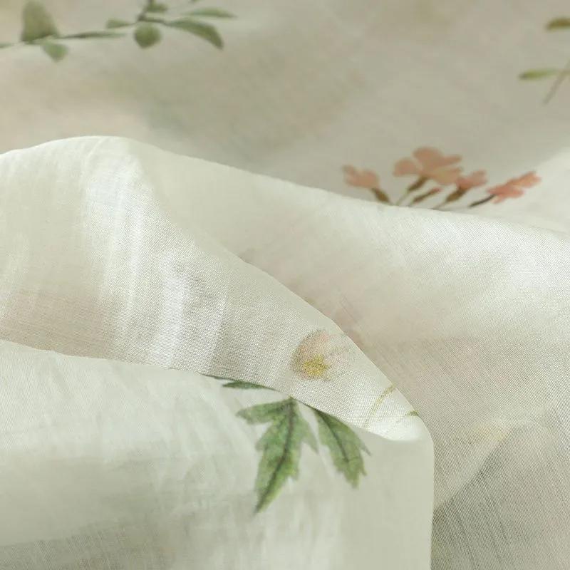 Women's New Spliced Pullover V-Neck Button Print Fashion Loose Versatile Casual Shirts