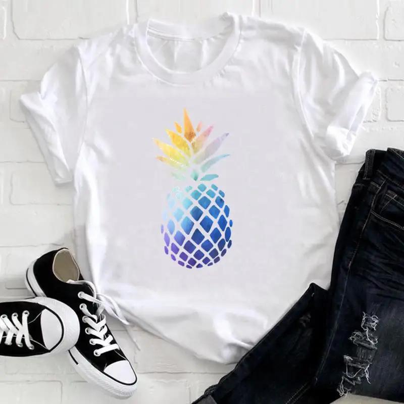Flowers Instagram Explosion in Europe and The United States Clothing Top Shortsleeved Tshirt Oversized T Shirt Tops