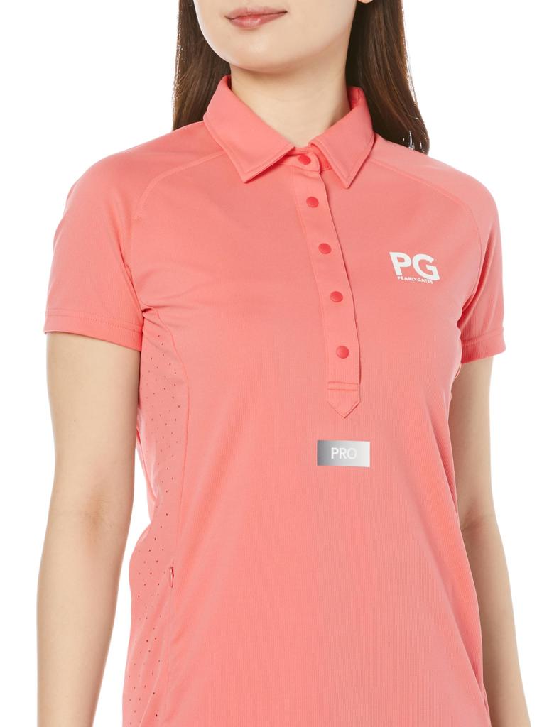 Šaty s krátkým rukávem Golf 0 [Pearly Gates] Dámské (Logo značky) / / 055-4124300 091_Růžová [S]