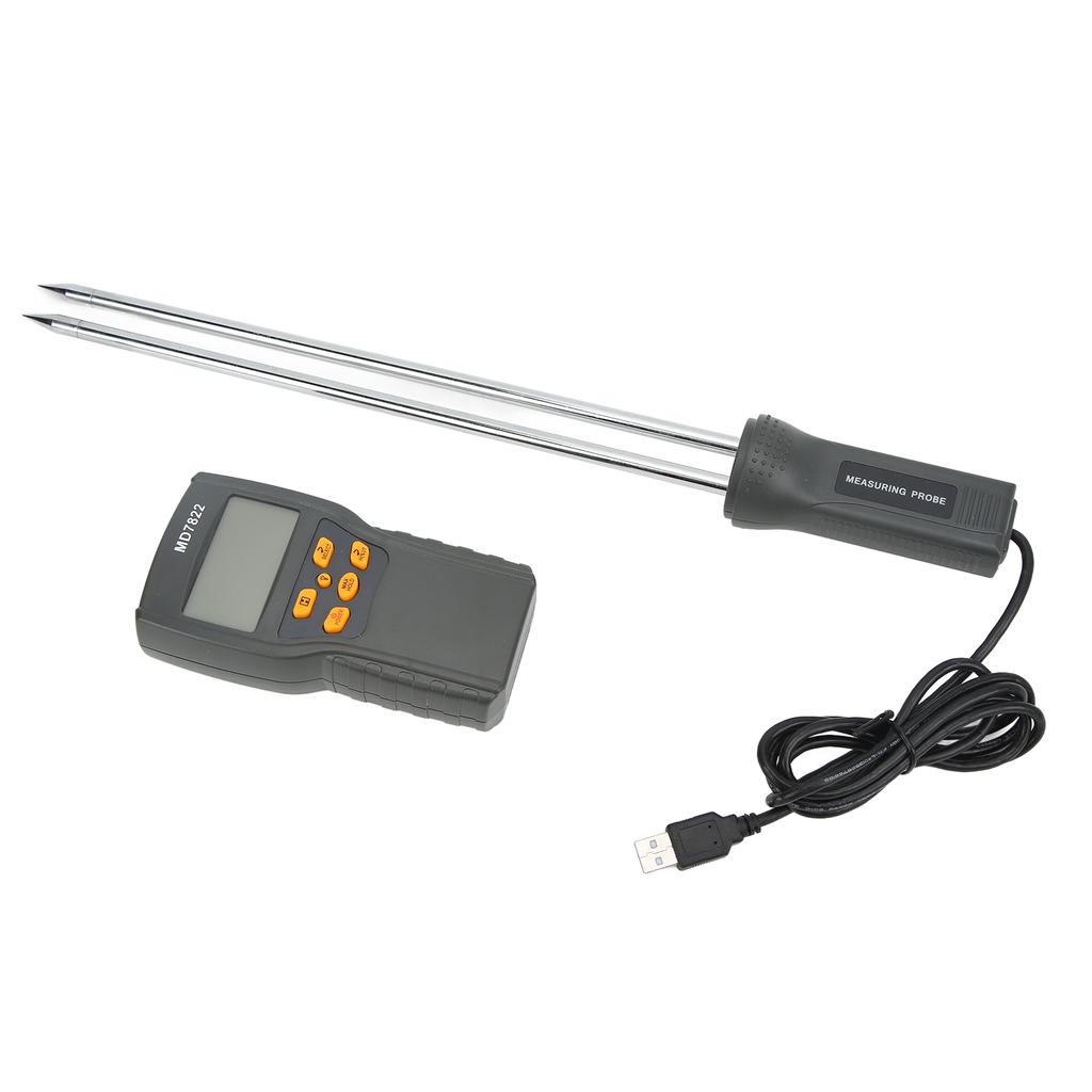 Grain Moisture Tester Digital Display Electronic Detection Meter for Wheat Rice Corn