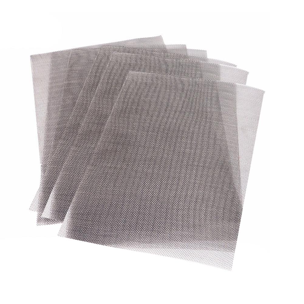 Stainless Steel Mesh Set of 6 304 Material 20 Mesh for Ventilation Grilles for Light Shaft Covers and Window Grilles