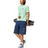 Li-Ning Bequemes Rundhals-Schweißabsorbierendes Kurzarm-T-Shirt mit Buchstabenprint Herren Oberteile Cool-Grün AHSU305-3