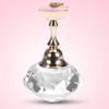 Magnetic Nail Tip Practice Stand Base Alloy Holder Nail Art Display Stand White Diamond Crystal