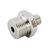 Edelstahl 304 Reduzierstück, Außengewinde M12x1.5 auf Außengewinde G1/2 BSP PF (0565)