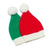 Autumn and winter Santa Claus men and women red green long tube knitted hat wool hat Christmas hat