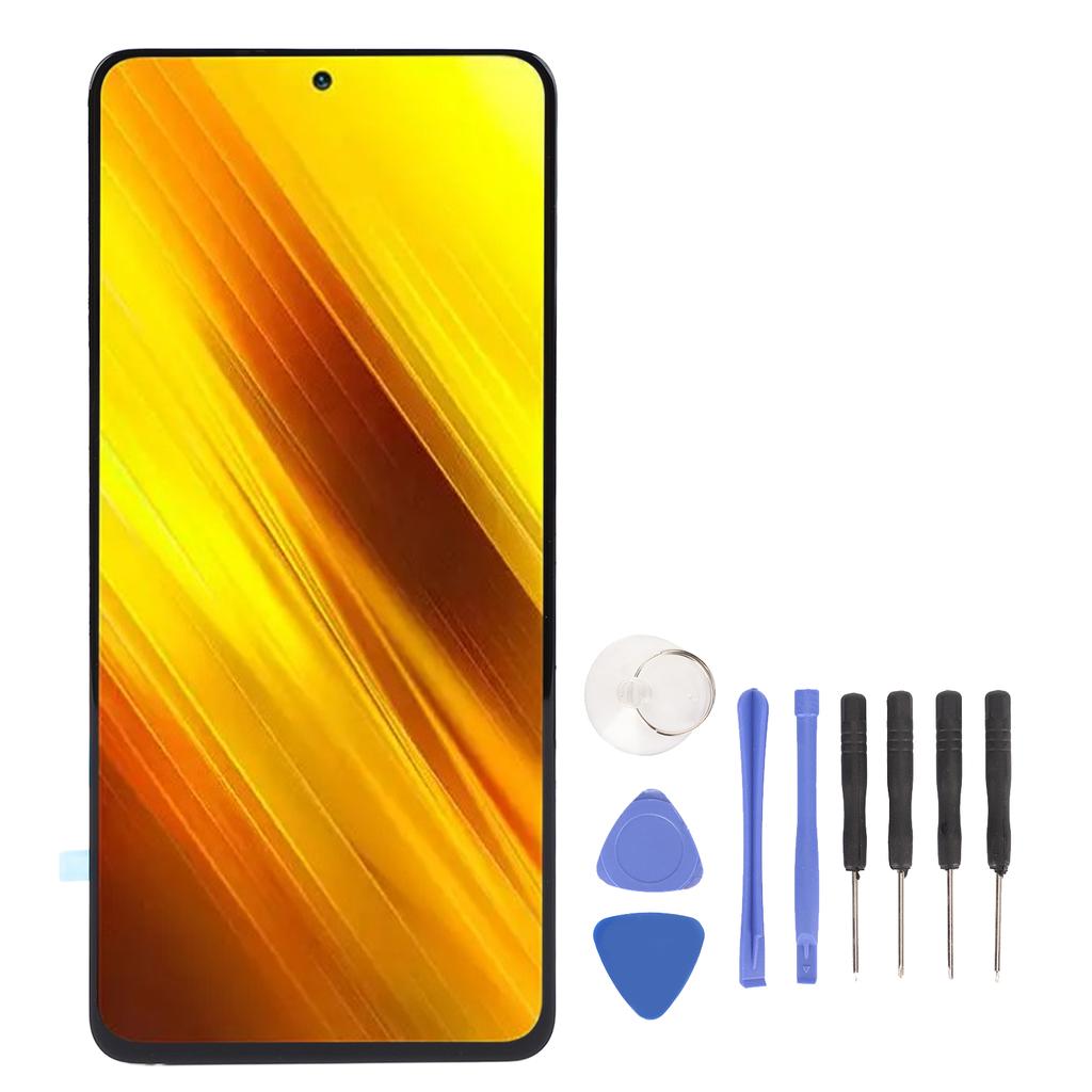 TFT LCD Screen Replacement for POCO X3 120Hz Capacitive Full Screen Touch Screen Replacement with