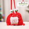 Christmas Eve Gift Tote with Santa, Snowman & Reindeer Design