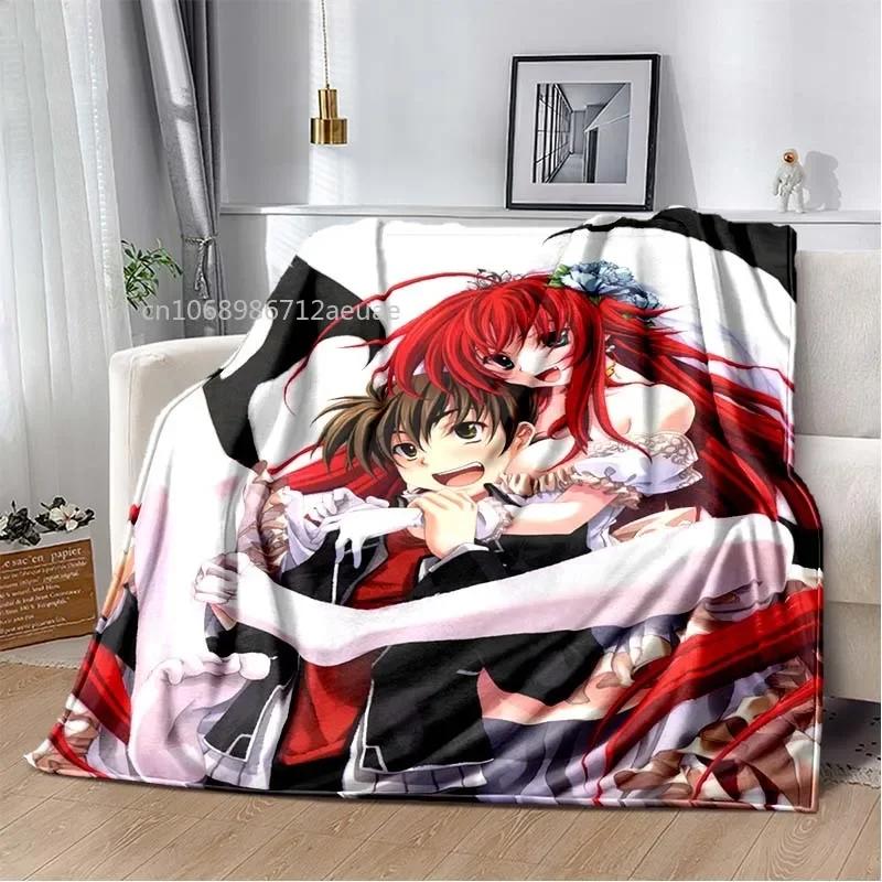 Cartoon Sexy Girl High School DxD Anime 3D Blanket Cover Flannel Blankets for Beds Sofas Warm Bed Sheet Soft Blanket
