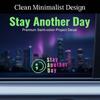 Glossy Finish SAD Stay Another Day Self Adhesive Reminder Stickers Car Decals  Vehicle Accessories