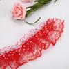 1pcs Sequins Embroidered Embroidered Lace Trim 3 Layer DIY Craft Trim Lace Ribbon  Sewing Craft
