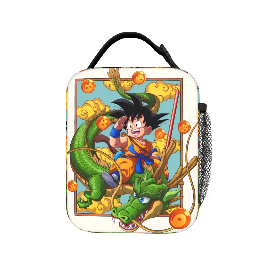 Charizard Smoke Sky Anime Lunch Box Field Picnic Lightweight Lunch Box For Girls Oxford Print Cooler Carrier Reliable Choice for Travel Needs