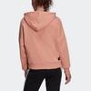 Adidas Essential Logo Hoodie Long Sleeve Women Tops Pink H24082