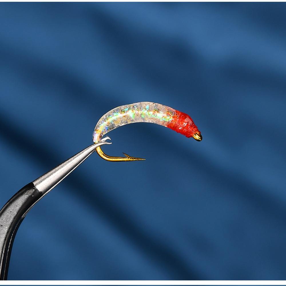 1/5PCS Fly Fishing Lures Kit Bionic Fly Fishing Bait Spinner Swim Baits Flies Fly Fishing