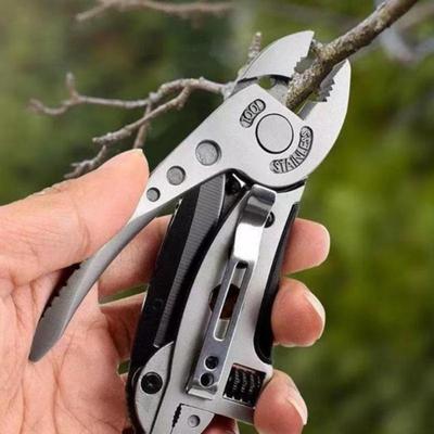 1PC Multifunctional Wrench Pliers with Knife Screwdriver Cutters Folding Plier for Outdoor Camping Hiking Hunting