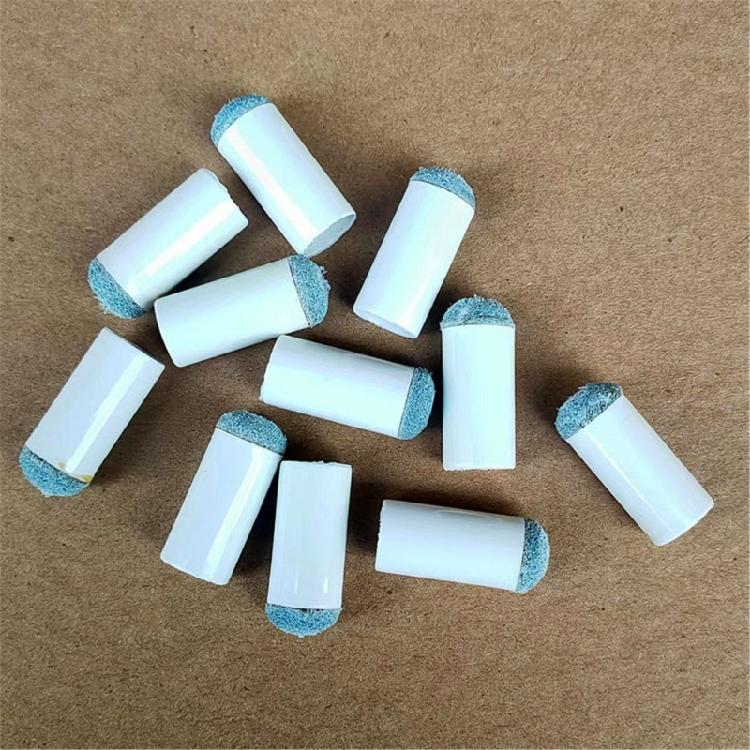 10Pcs Slip on Pool Cue Tips Pool Cue Tip Covers Billiard Cue Tips Replacement Protectors for Snooker and Pool Cues
