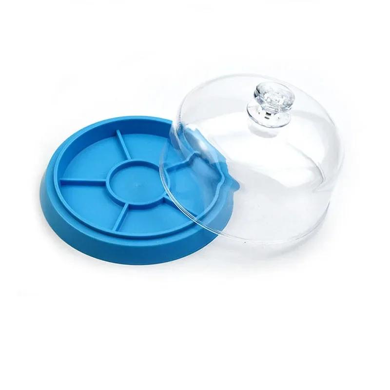 6 Slots Watch Dust Sheet Cover with Tray Watch Movement Repair Tool Jewelry Tools Spare Protector Watchmaker Repair Tool