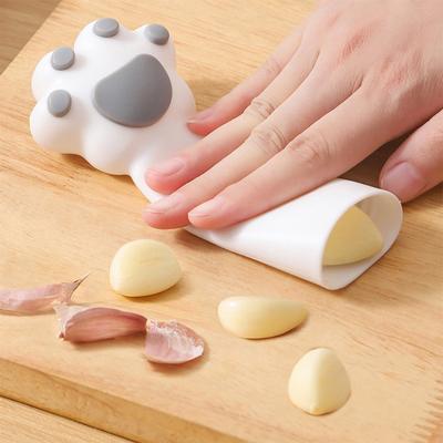 Cat Paw Garlic Peeler Silicone Roller Peeling Tool Quick Peeling Tube Garlic Skin