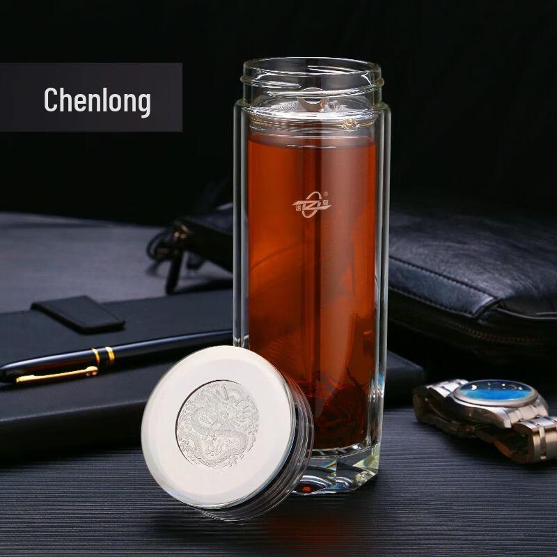 Noah Diamond Double-Layer Business Glass Cup