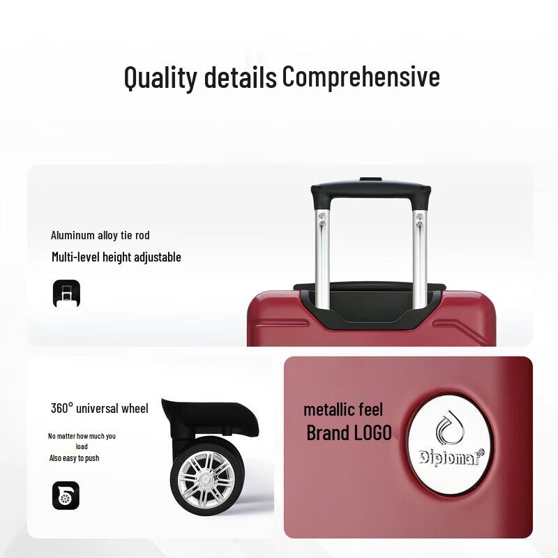 Diplomat TC-6902 Titanium TSA Spinner Luggage