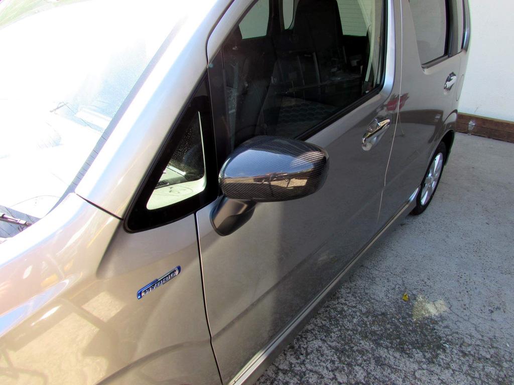 BRIGHTZ Echte Kohlefaser Außenspiegelabdeckungen für Wagon R Kompatibel mit Wagon Wagon Wagon Owl 27072 MH35S/MH55S [CAR-MIR-046] MH, MH35, MH55, H35,