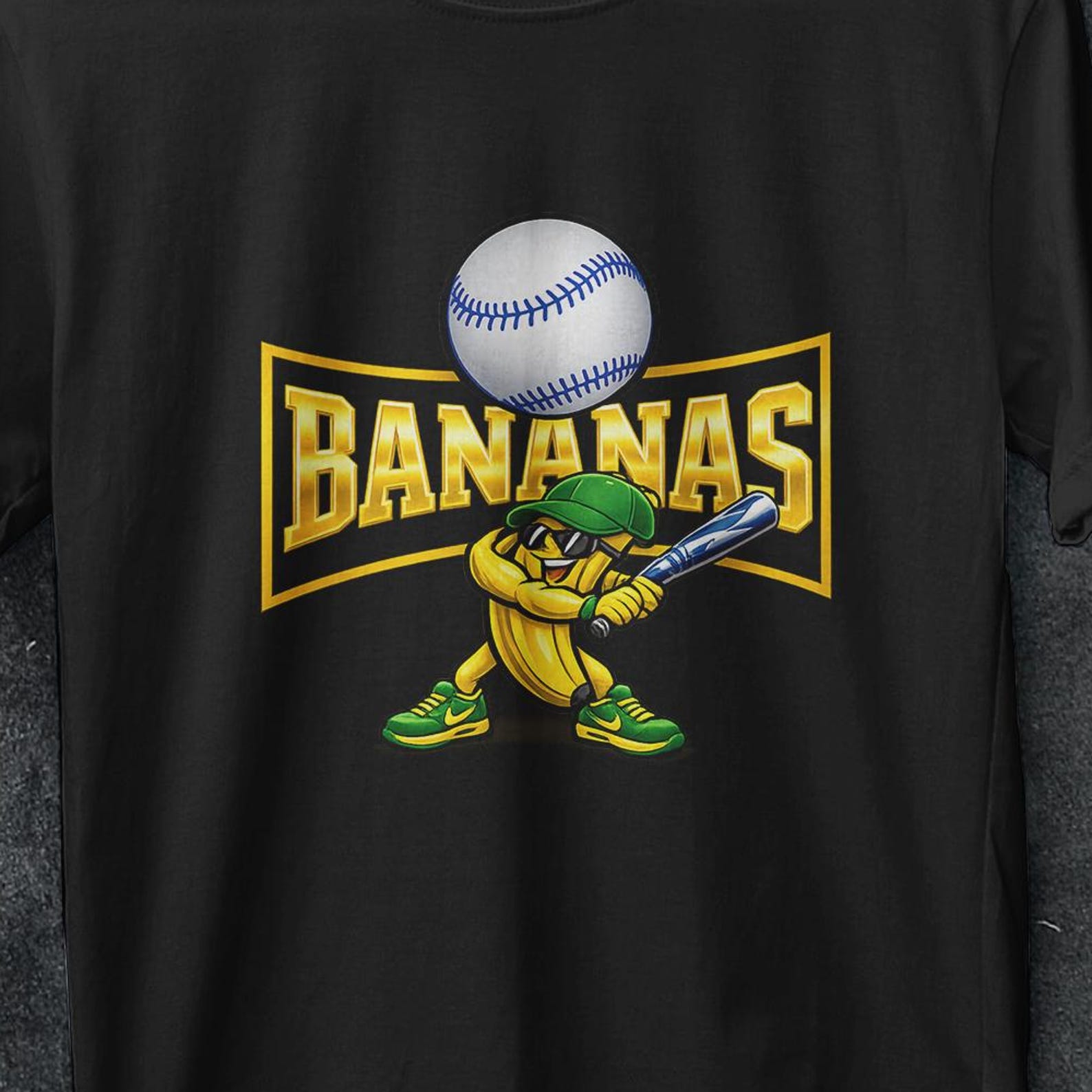 Savannah bananas shirt, Funny Baseball Banana Shirt, Mascot, Banana Shirt, Baseball Gift, Gift for her, sport, gift for him, baseball 4XL