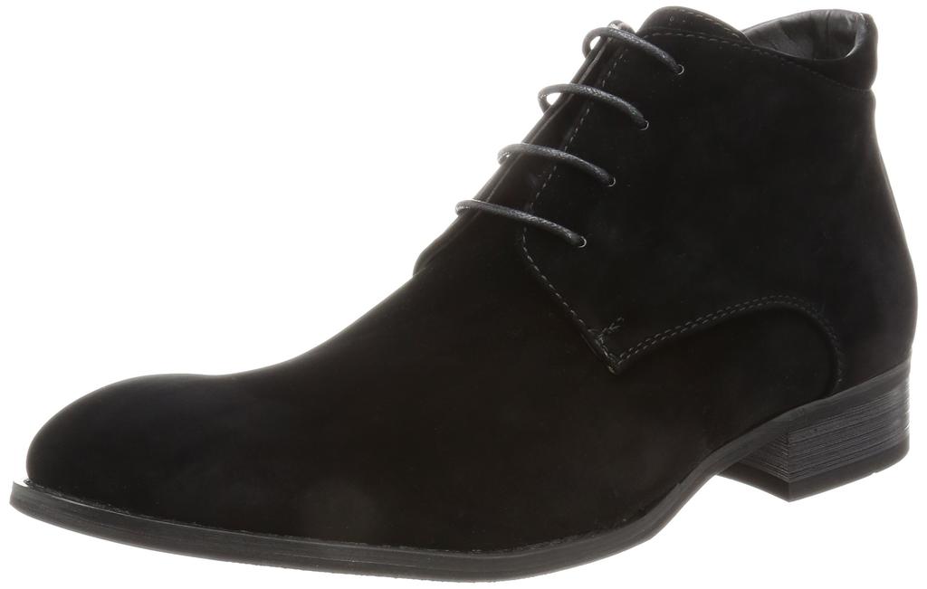 MM1 Business Chukka Boots, Side Zip, Memory Foam Insole, MPB1911-2-S, Black