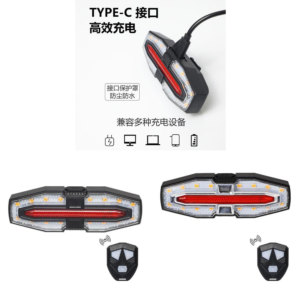 Clignotant de vélo Feu arrière Étanche LED Lumière de sécurité Pour le cyclisme nocturne