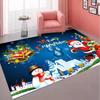 Christmas Door Carpet Floor Mat Halloween Living Room Coffee Table Mat Bathroom Thickened Non-slip Floor Mat