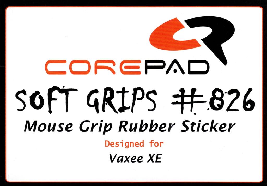 Corepad Soft Grips for Vaxee XE, 1 Set (Black)