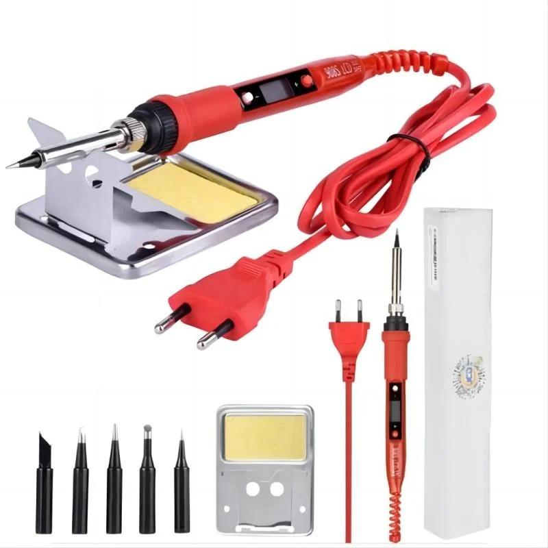 JCD 908S 220V 80W LCD Adjustable Temperature Electric Soldering Iron