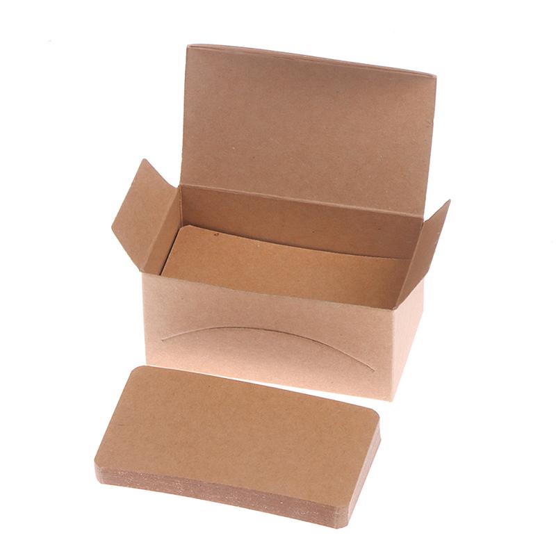 100Pcs 4.5*8Cm Blank Card For Business Cards For Message And Book Name