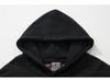 High-Quality 450g Men's Spider Web Foam Print Hoodie - Young Thug Style