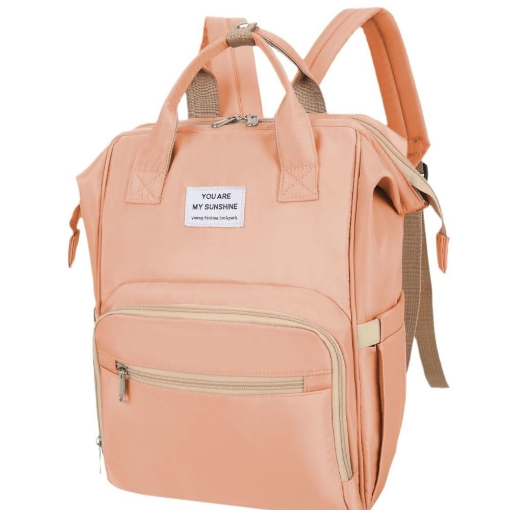 Large Capacity Nappy Backpack Bag Portable Baby Diaper Backpack Mom's Outting Bag  for Nursing