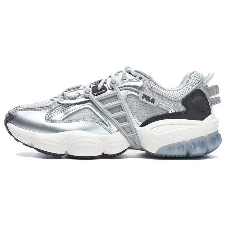 

Fila Ткань-лесенка Синтетическая кожа ТПУ Модные спортивные низкие повседневные кроссовки Женские кроссовки Серебристо-серый F12W322101FVS 39