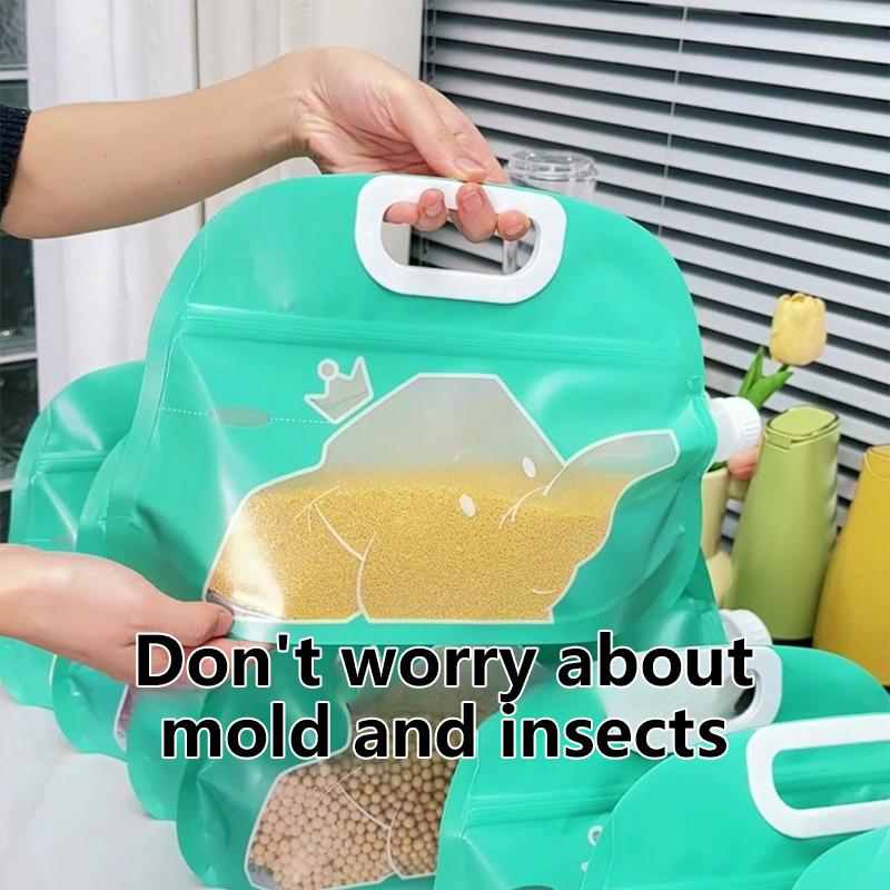 1Pcs Insect-Proof Rice Storage Bag Household Airtight Multifunctional Sealed Container For Rice Flour Kitchen Pantry Organizer
