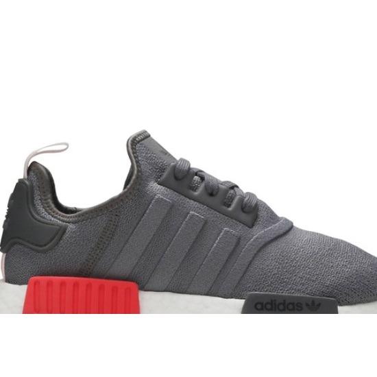 adidas NMD_R1 'Grey Red' BD7730 Men's Shoes