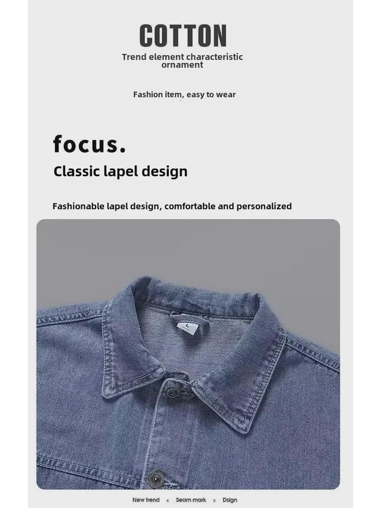Herren Vielseitige Lockere Jeansjacke - 2022 Trendige Herbst/Winter Freizeit-Arbeitskleidung